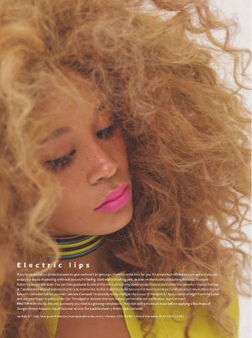 superselected:  Beauty. LIONBABE’s Jillian Hervey. InStyle UK. June 2015. Images by Laura Colson. 