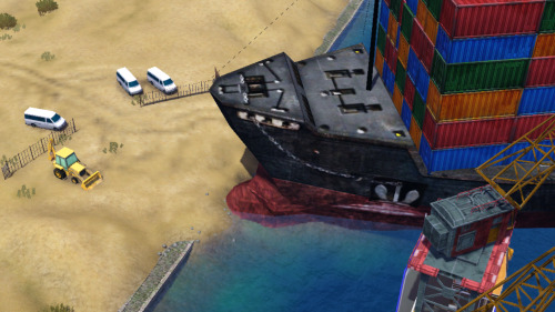 So… I’ve created the Suez Canal accident in CAW lol CC credits: @aroundthesims, @mons0on, Mor