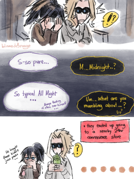 blamedorange: All Might and Midnight … together all night ? 