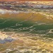 detailedart:Details of a golden sea, part II : Sunset at sea, by Diyarbakirli Tahsin (1875–1937).