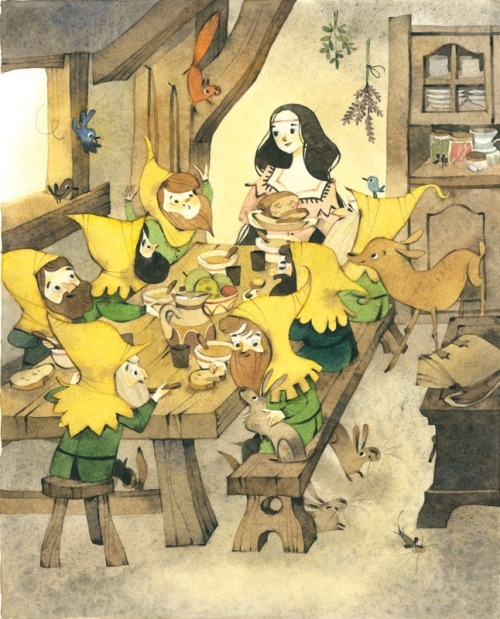 djevojka:  Fairy Tales for Bedtime by Nathalie Ragondet  
