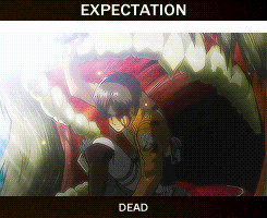 princessaryastark:  Expectation vs Reality II Eren Yeager ↳ The name Eren is of Cultural Ethnic Turkish origin. Its exact meaning and description is “He who progresses/has reached towards divine maturity and sacred wisdom”. It can also be interpreted