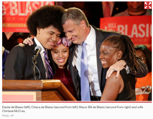 The de Blasios are the first family of feminism“The de Blasio family is full of feminists, including