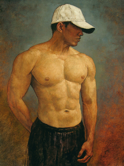 100artistsbook:  ifiwereblue:  RON GRISWOLD   More male art at www.theartofman.net and www.vitruvian