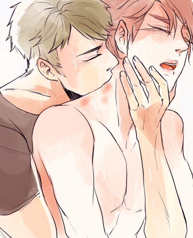 “  All Im in is just skin.
No jeans,
Take em off,
Wanna feel your skin.
You a beast, oh.
You know that I like that.
Come here baby,
All I wanna see you in is just skin  “ #ushioi#nsfw#ushijima wakatoshi#oikawa tooru