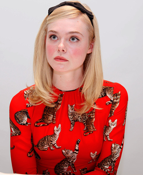 louisquinnzel-edits - ELLE FANNING@ “The Neon Demon” Press...