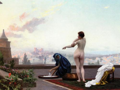 enchantedsleeper: Bethsabée, Jean-Léon Gérôme