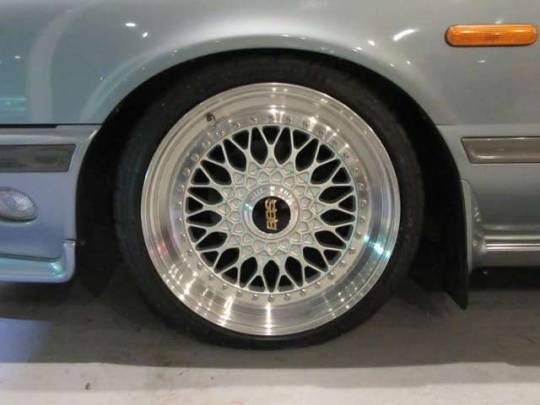 Y31 Nissan Cima. Wheels are BBS RS. Motor is a VG30DET