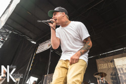 Punkpixiie:  Drew York Of Stray From The Path In Noblesville, In At Vans Warped Tour