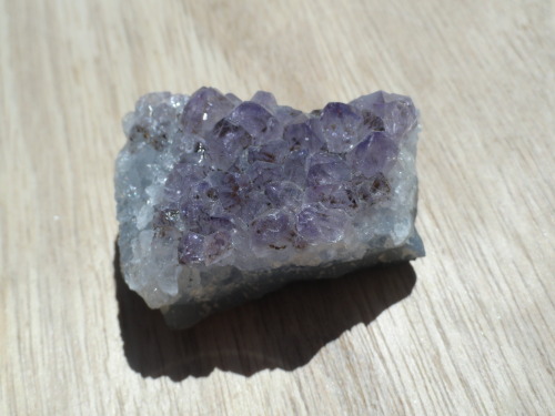 Amethyst SiO2::Fe+3  -  4.DA.05 (Strunz)(from Minas Gerais, Brasil) This is my collection of Amethys