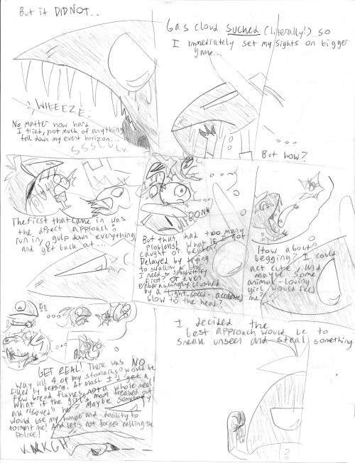 OLD ART:  THE GALACTIC CITY - PART 5More from the old comic I sketched in middle school, “The Galact