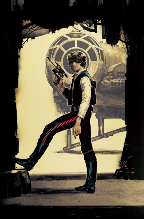 スターウォーズ : ハン・ソロ #5 のカバーを描きましたI drew For STAR WARS HAN SOLO #5 : COVER ART