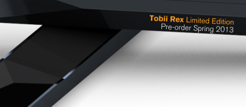 Tobii REX is an eye tracking device for consumers. It allows a user to control a Windows 8 computer 