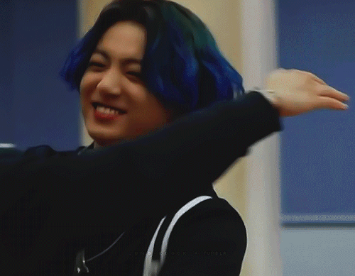 My Head Is Empty Just Full Of Blue Hair Jungkook