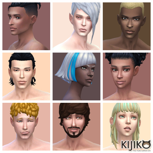 Updated Skin Tones Glow EditionSkin tones are now compatible with suntan and sunburn.Added new skin 