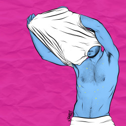 shirtlessmenincomics:  ismaelalvarez:“Dravensito” for IG-PEOPLE © Ismael Álvarez 