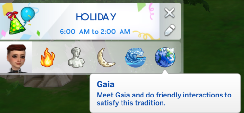 lolnynysmods:Here is my 3rd divinity from my series of Deity Holiday Traditions! Gaia! The lovely mo