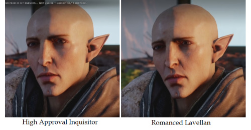 ma-salath:kreebby:kreebby: I was curious about whether Solas looks at Lavellan differently from