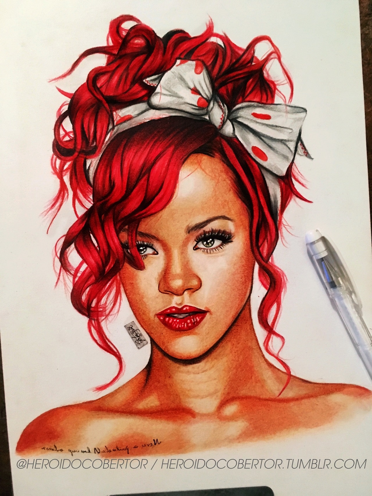 drawing rihanna fashion designer