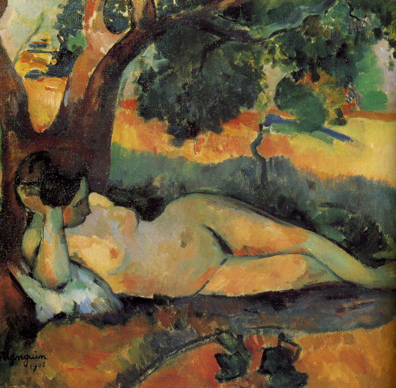 aube-marine:  Henri Manguin, La Sieste (1905)