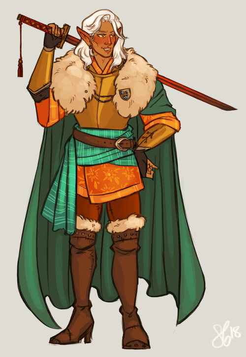 Outfit reference for Sandoval, Hero of Daggerfall. I was gonna attempt some kind of inventory spread