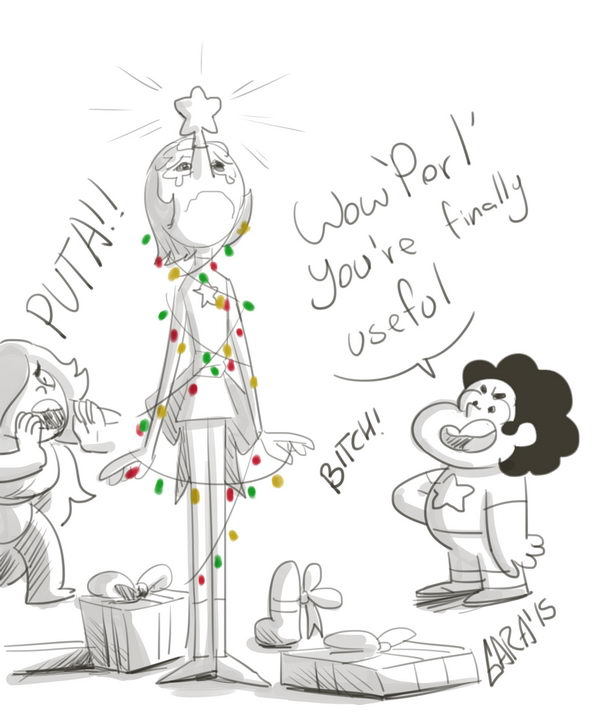 garabatoz:  A of x-mas sketche for the people that keep sending notes about Porl…
