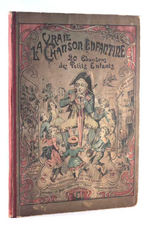 a rare french book 20 songs for children - dating from around 1911