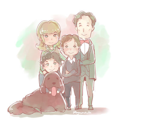 mogamoka: Holmes family!! *excluding the other one*