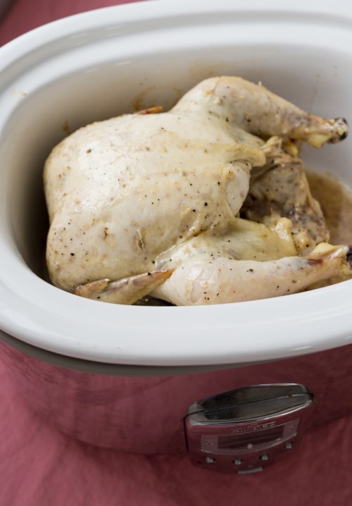 How To Cook a Whole Chicken in the Slow Cooker