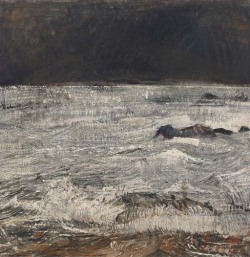 poboh:  Seascape, Italy, Henry Inlander. English (1925 - 1983) 