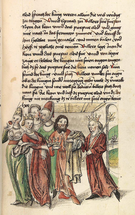Illustrations from a Swabian illustrated manuscript Swabia &ldquo;Anthony of Pforr&rsqu