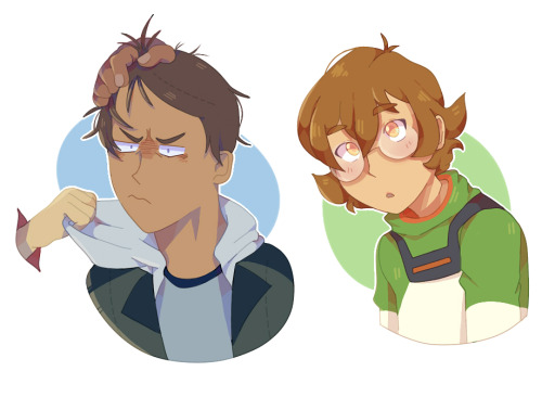 mythspire:redraws of lance and pidge !