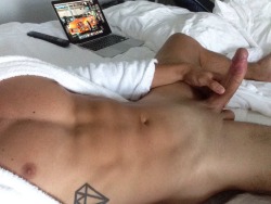 szombatisex:  Im a pervert. Jerkin off while