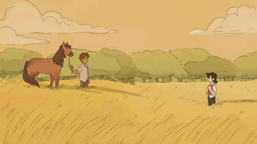 bubleboobo: klance au month day 11: when you lose your horse in the fields but a handsome boy finds 