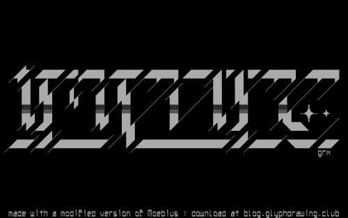 ASCII/ANSI from Impure76 by Grmxxi, Arlequin &amp; Pe(?), Hellbeard, Smooth and Irokos. Crops from 1