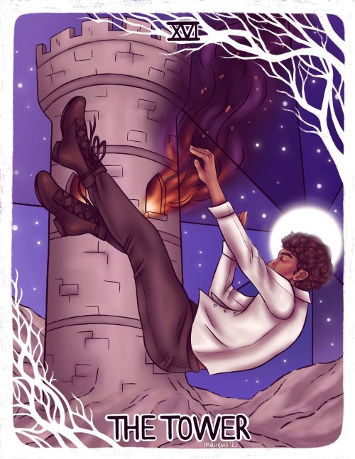 My pieces for this years @grishaversebigbang!This tarot card series is based on @efflorescens’ brill
