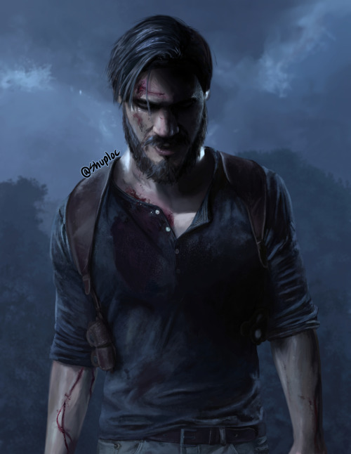 shuploc - PewDiePie as Nathan Drake from “Uncharted 4″fuck...