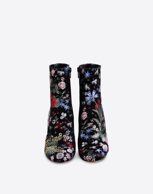 Floral Embroidered Boots By Valentino 