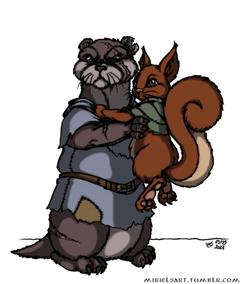 As promised.Don’t talk to him or his squirrel son ever again.