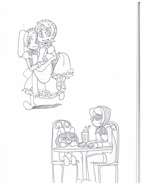 o-8:  Here are some drawings I did for zferolie, one of our Divinity contributors from the SG IGG campaign @A@/ A few of these were back at Evo 2013 and a couple afterwards. 1.) Mikasa vs. a gigan - started this one at Evo, but couldn’t finish it on
