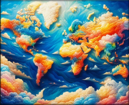 colourful world map.nj