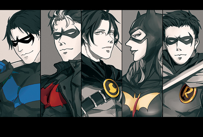 gothamart:  batfamily by poorbird