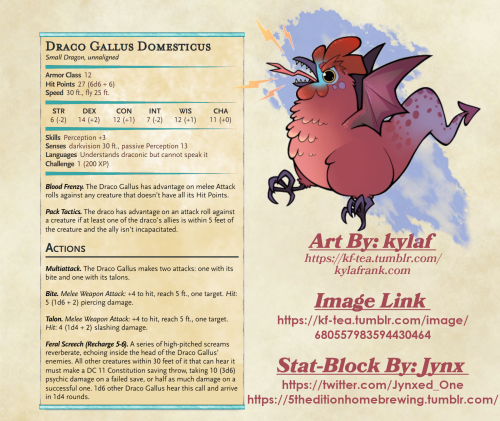 5theditionhomebrewing: @kf-tea made this rad dragon chicken and I wanted to use it in a game. There&