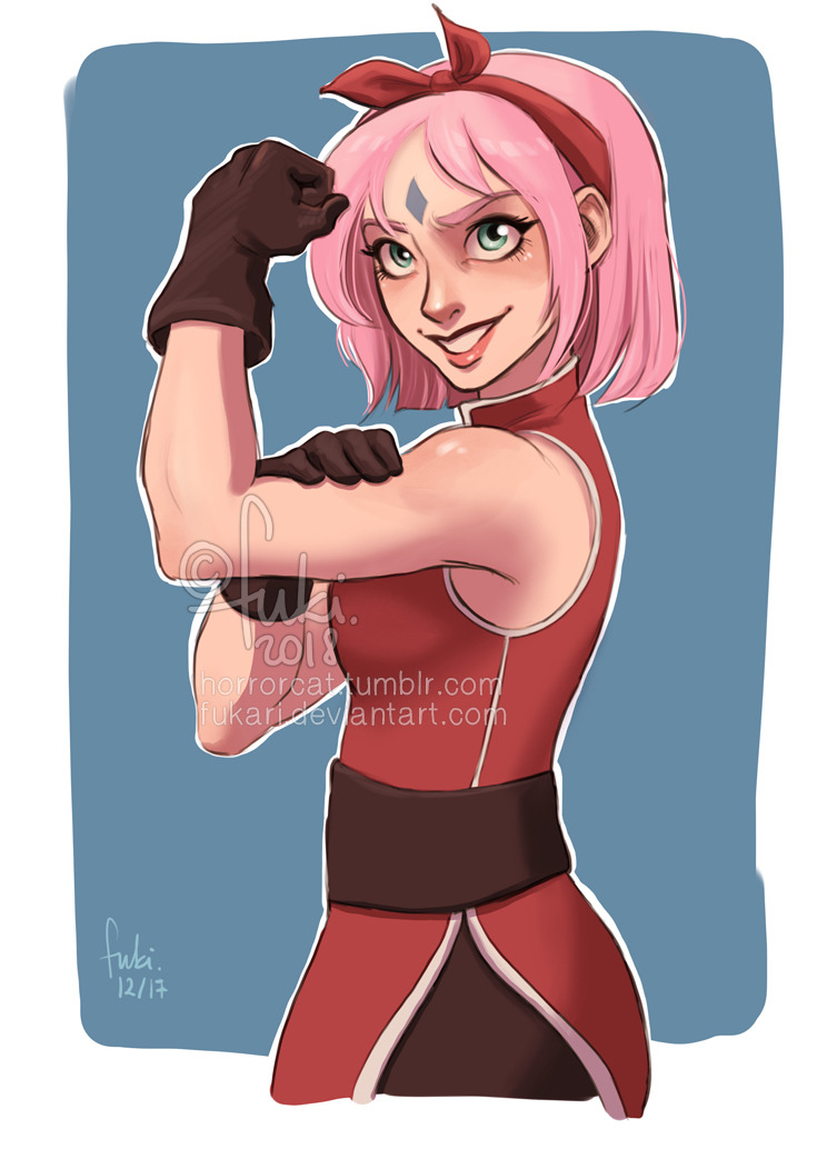 horrorcat:  I drew this Tenten and a friend of mine said that she looks like she’s