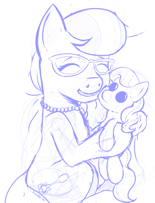 risckespot:  Current WIP of some silver spoon plushy cuddles.  x3 D'aww~!