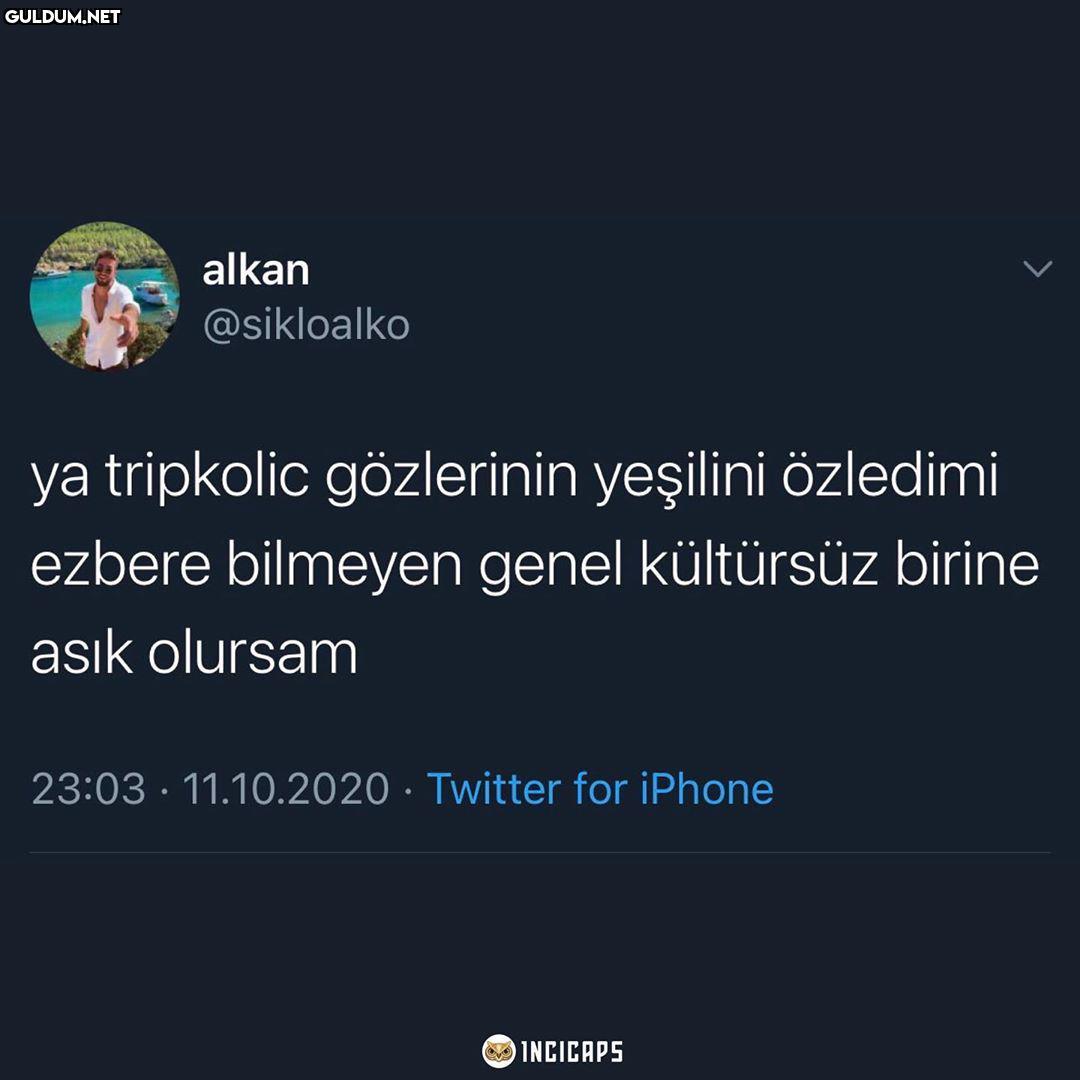 alkan @sikloalko ya...