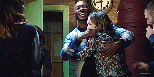 agentverbivore:  New BTS footage of BJ Britt in AoS season 2 (x)         #TRIPLIVES