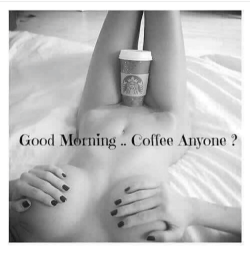 jaegerdog:  maybenotyourtype:  licurici70:   Anyone? 🐞🐞🐞  I brought you coffee in bed…  Just the way I like it….served naked ..  