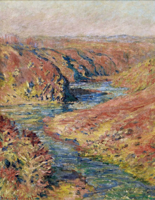 artist-monet:  The Valley of Creuse at Fresselines, 1889, Claude Monet