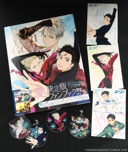 yoimerchandise:  YOI x Shufu-To-Seikatsusha Publishing GO YURI GO!!! Official Visual Fanbook &amp; Exclusives Original Release Date:June 2017 Featured Characters (7 total on merch; all characters within book):Viktor, Yuuri, Yuri, Otabek, Christophe,